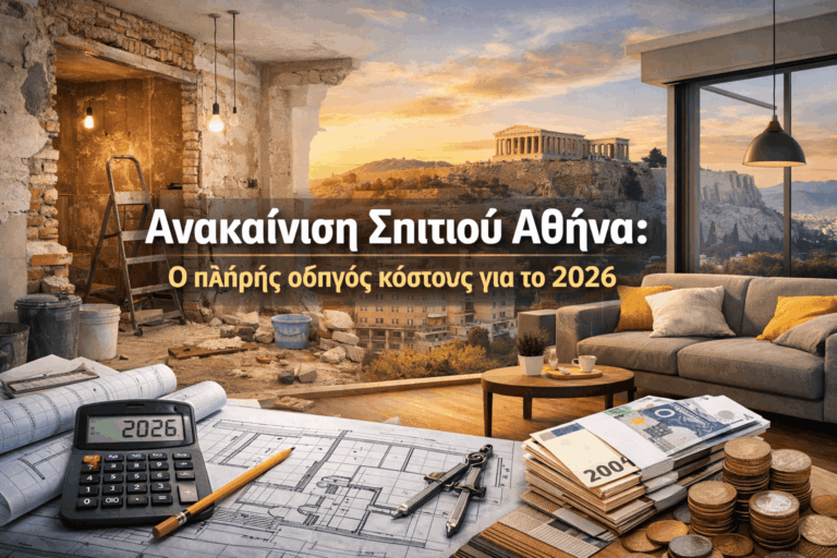 Ανακαίνιση σπιτιού Αθήνα