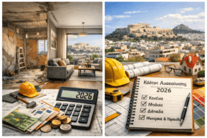 Ανακαίνιση σπιτιου 50τ.μ. κόστος